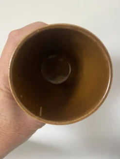3 gobelets mugs en grès Digoin