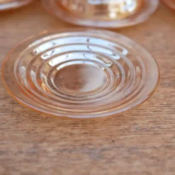 6 "Gondolo" espresso cups and saucers, Art Deco inspired design