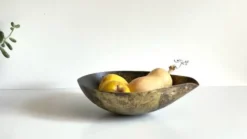 Goutte en laiton façon coupe à fruits vintage