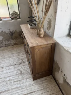 Grainetier meuble de métier en noyer 1950