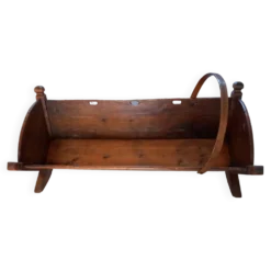 Grand berceau ancien en bois