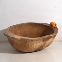 Grand bol ancien de style primitif (c.1900) #3