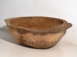Grand bol ancien de style primitif (c.1900) #3