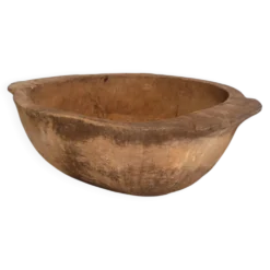 Grand bol ancien de style primitif (c.1900) #3