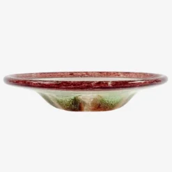 Grand bol/centre de table en verre Art Déco par Karl Wiedmann pour WMF, années 1930.