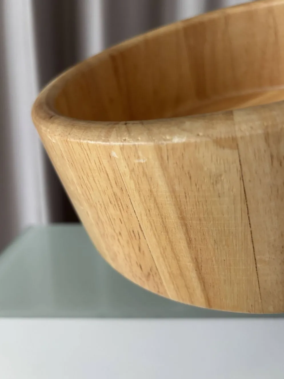 Grand bol en bois vintage