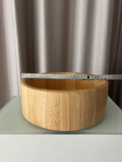 Grand bol en bois vintage