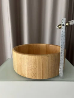 Grand bol en bois vintage