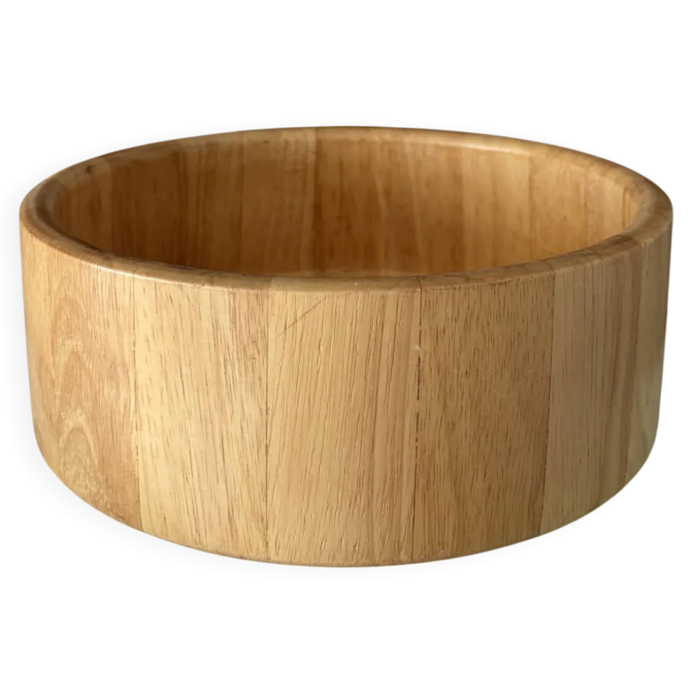 Grand bol en bois vintage