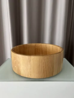 Grand bol en bois vintage