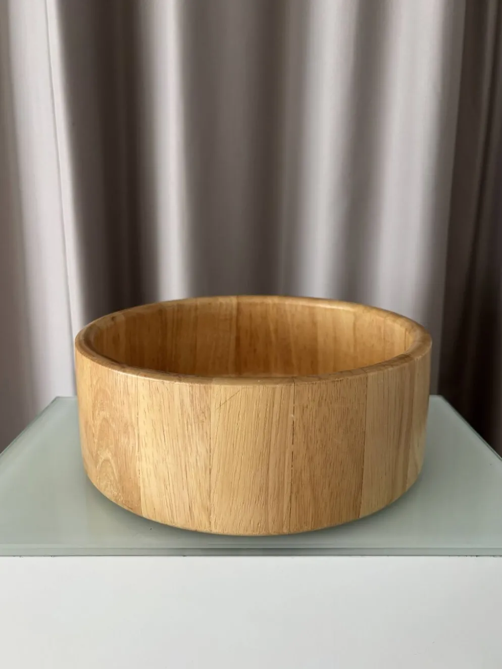 Grand bol en bois vintage
