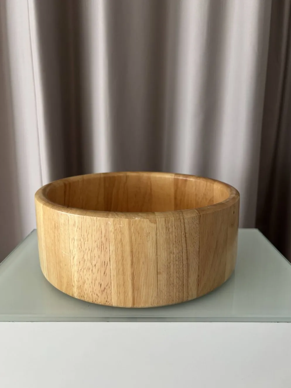 Grand bol en bois vintage