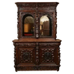 Grand buffet deux-corps style renaissance richement sculpté – « anno 1634 »