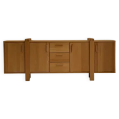 Grand buffet en chêne brut, Belgique.
