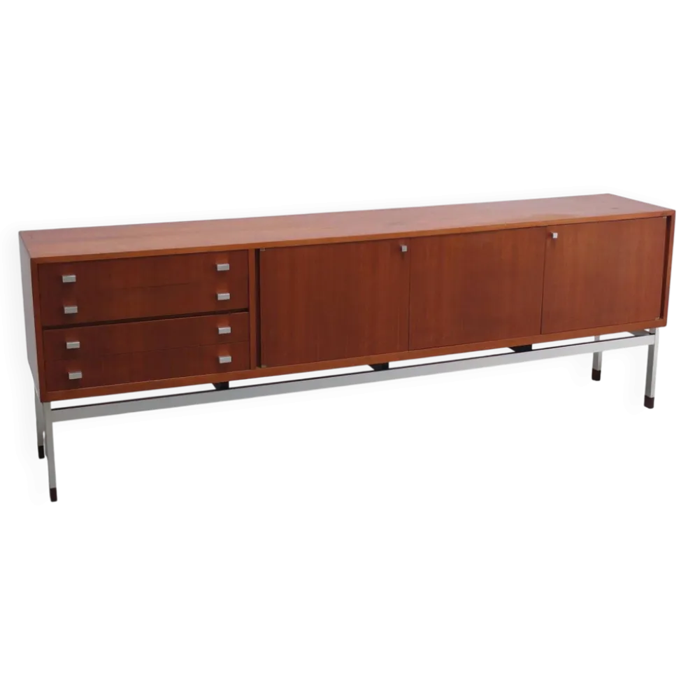 Grand buffet moderniste par Werner Wölfers pour V-Form, années 1960.