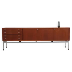 Grand buffet moderniste par Werner Wölfers pour V-Form, années 1960.