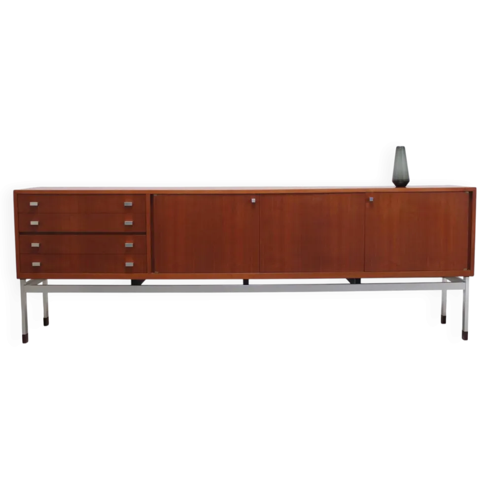 Grand buffet moderniste par Werner Wölfers pour V-Form, années 1960.