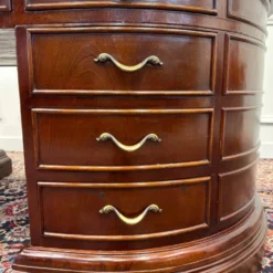 Grand bureau ovale anglais classique
