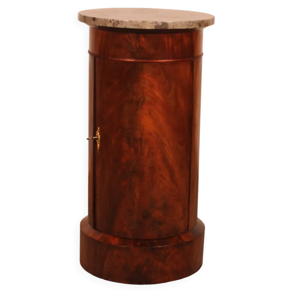 grand Chevet Somno en acajou flammé d’époque Empire.