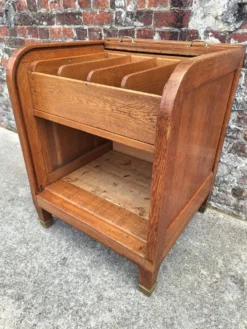 Grand classeur à rideau art déco, secrétaire ancien
