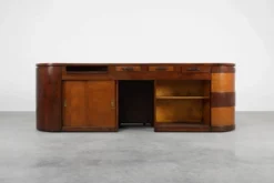 Grand comptoir monumental Art Déco attribué à De Coene, Belgique, années 1920.