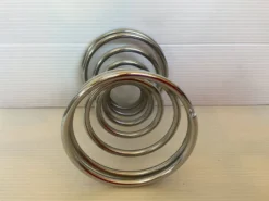 Grand coquetier œuf oie autruche ressort spirale
