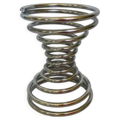 Grand coquetier œuf oie autruche ressort spirale