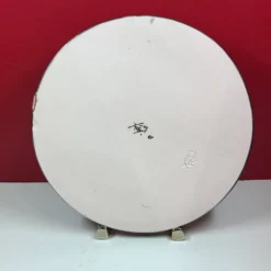 Grand Dessous de plat ou plat à tarte XXe siècle Yvon Roy 27 cm