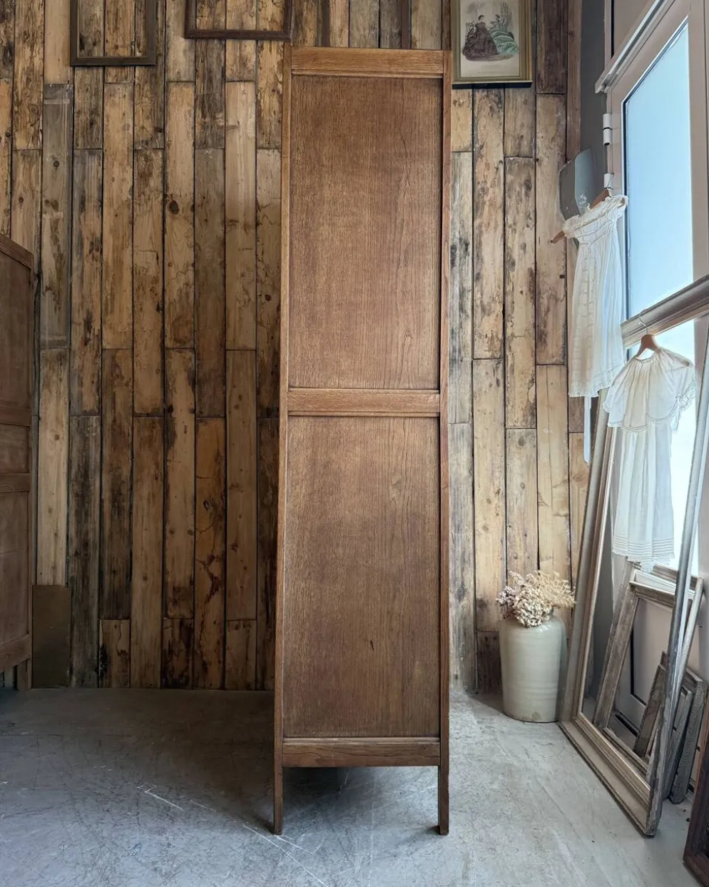 Grande armoire Art Déco en chêne (rénovée)