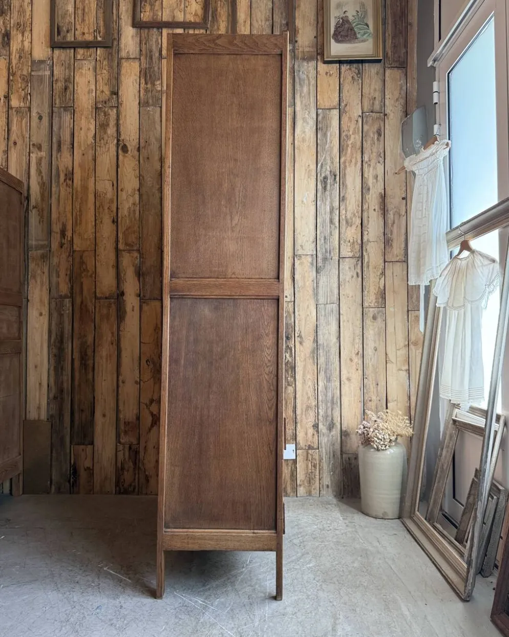 Grande armoire Art Déco en chêne (rénovée)