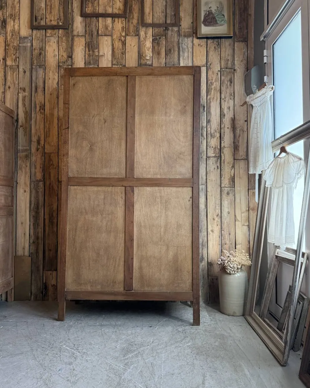 Grande armoire Art Déco en chêne (rénovée)