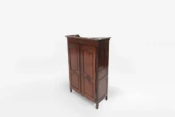 Grande armoire de mariage en bois sculpté Louis XVI, vers 1850