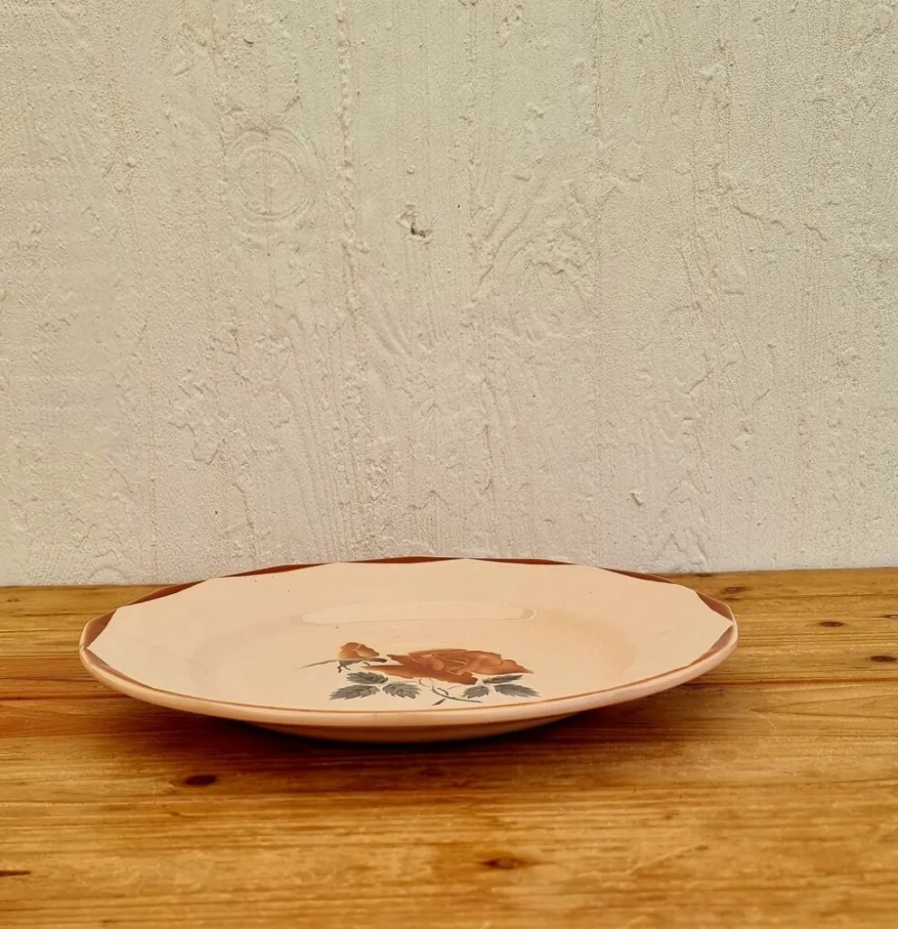 Grande assiette de service Digoin Sarreguemines 9181