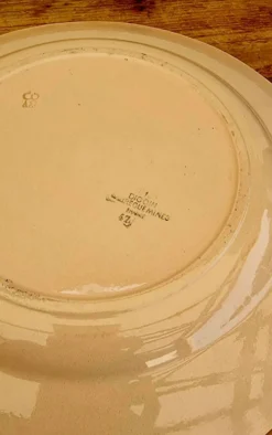 Grande assiette de service Digoin Sarreguemines 9181