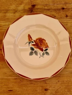 Grande assiette de service Digoin Sarreguemines 9181