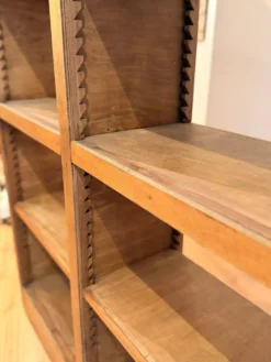 Grande bibliothèque Art déco modulable années 1930