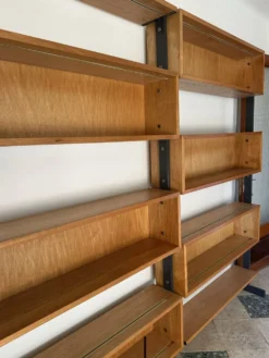 Grande bibliothèque design scandinave 1960