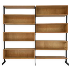 Grande bibliothèque design scandinave 1960