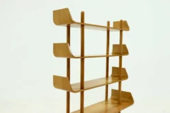 Grande bibliothèque en bouleau par Willem Lutjens pour Gouda Den Boer, 1953