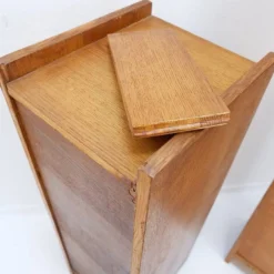 Grande bibliothèque vitrée vintage mid-century - années 1960
