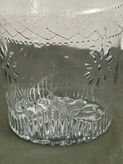 Grande bonbonnière en verre