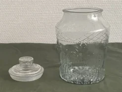 Grande bonbonnière en verre