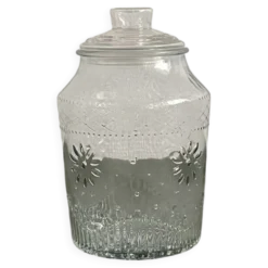 Grande bonbonnière en verre