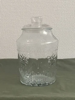 Grande bonbonnière en verre