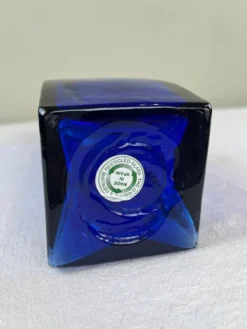 Grande bouteille bleu cobalt