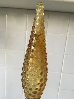 Grande bouteille Empoli jaune marron