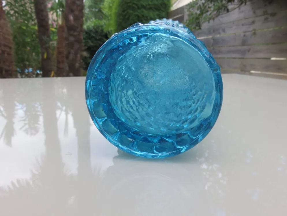 Grande bouteille Empoli, pointe de diamant, Italy, années 60 70