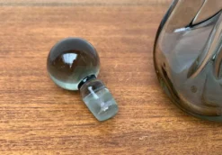 Grande bouteille Kluk Kluk en verre de Holmegaard, années 1970