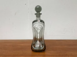 Grande bouteille Kluk Kluk en verre de Holmegaard, années 1970