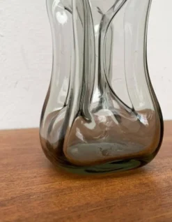 Grande bouteille Kluk Kluk en verre de Holmegaard, années 1970